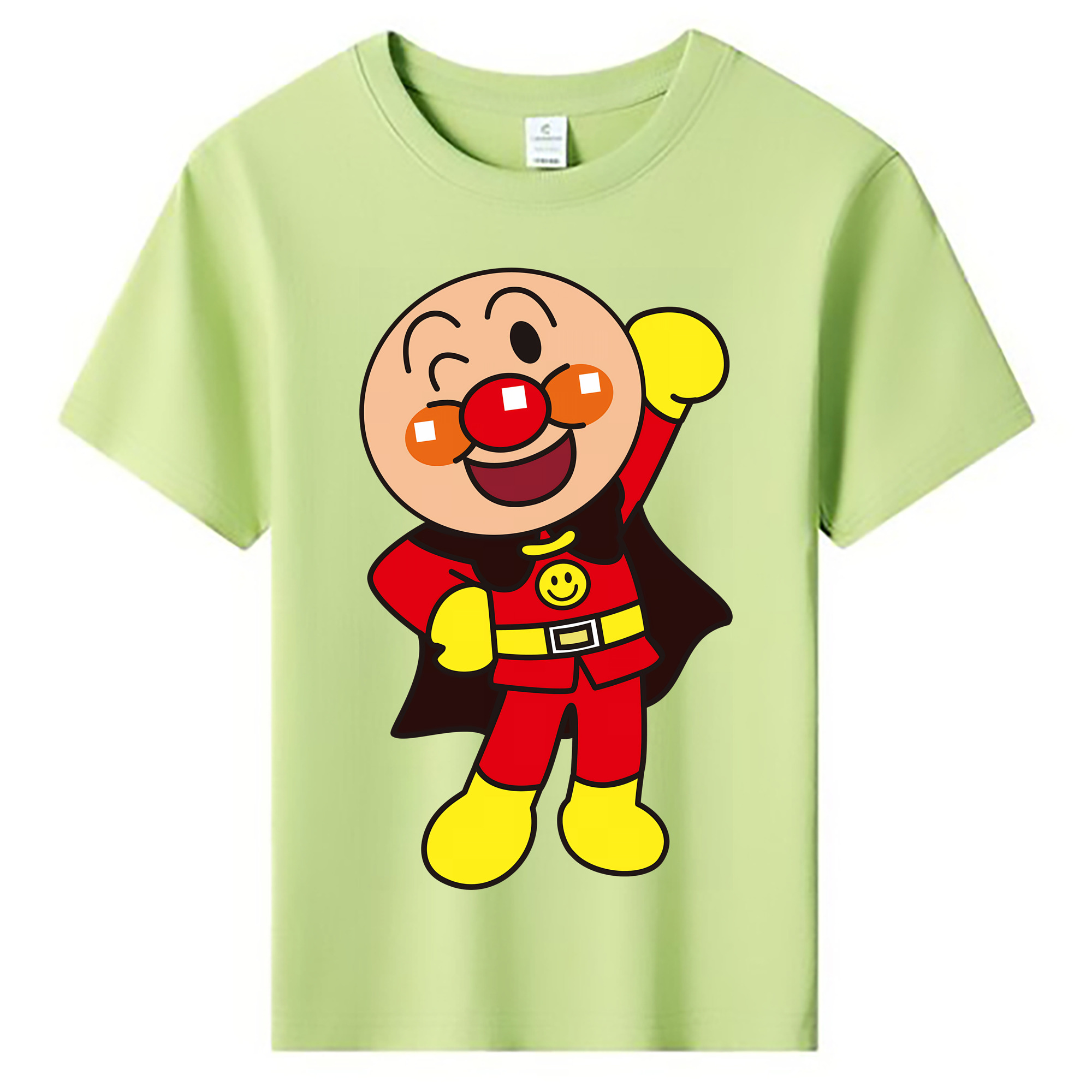 （画像用） アンパンマン Anpanman 綿100％キッズTシャツ（フロントプリント）